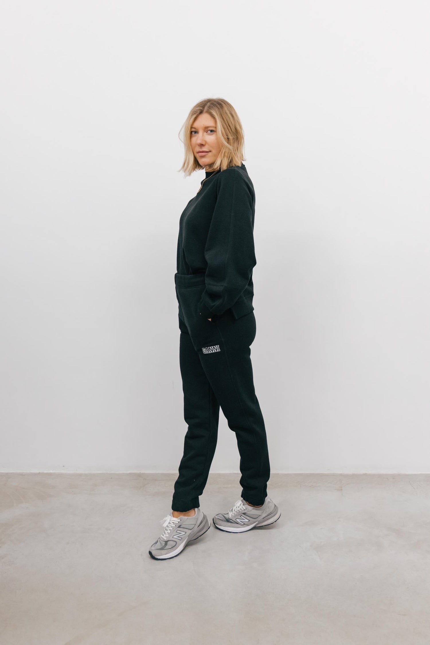 GANNI JOGGERS PANTS IN BLACK Pants GANNI 