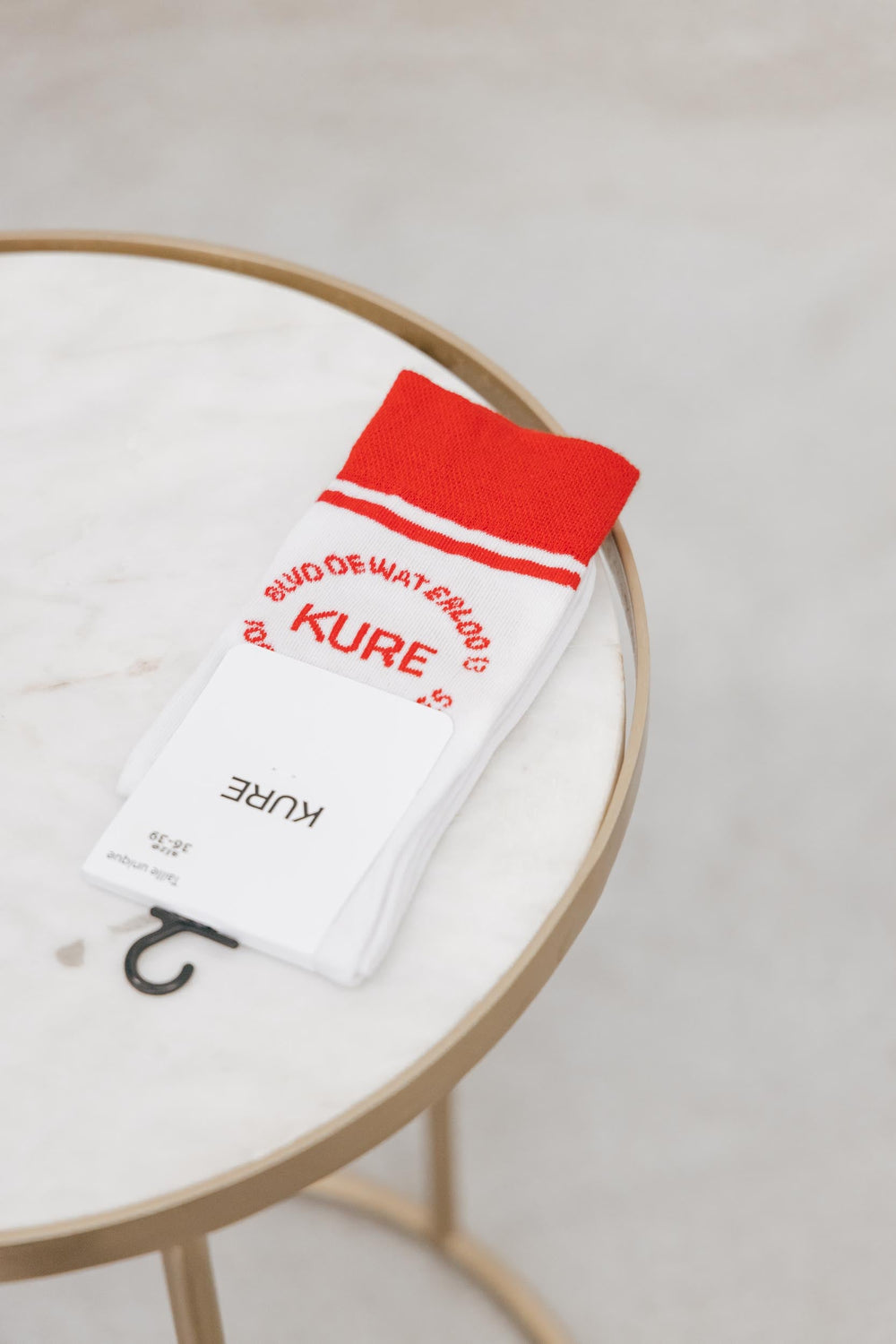 KURE SOCKS WITH RED LOGO ACCESSORIE KURE 