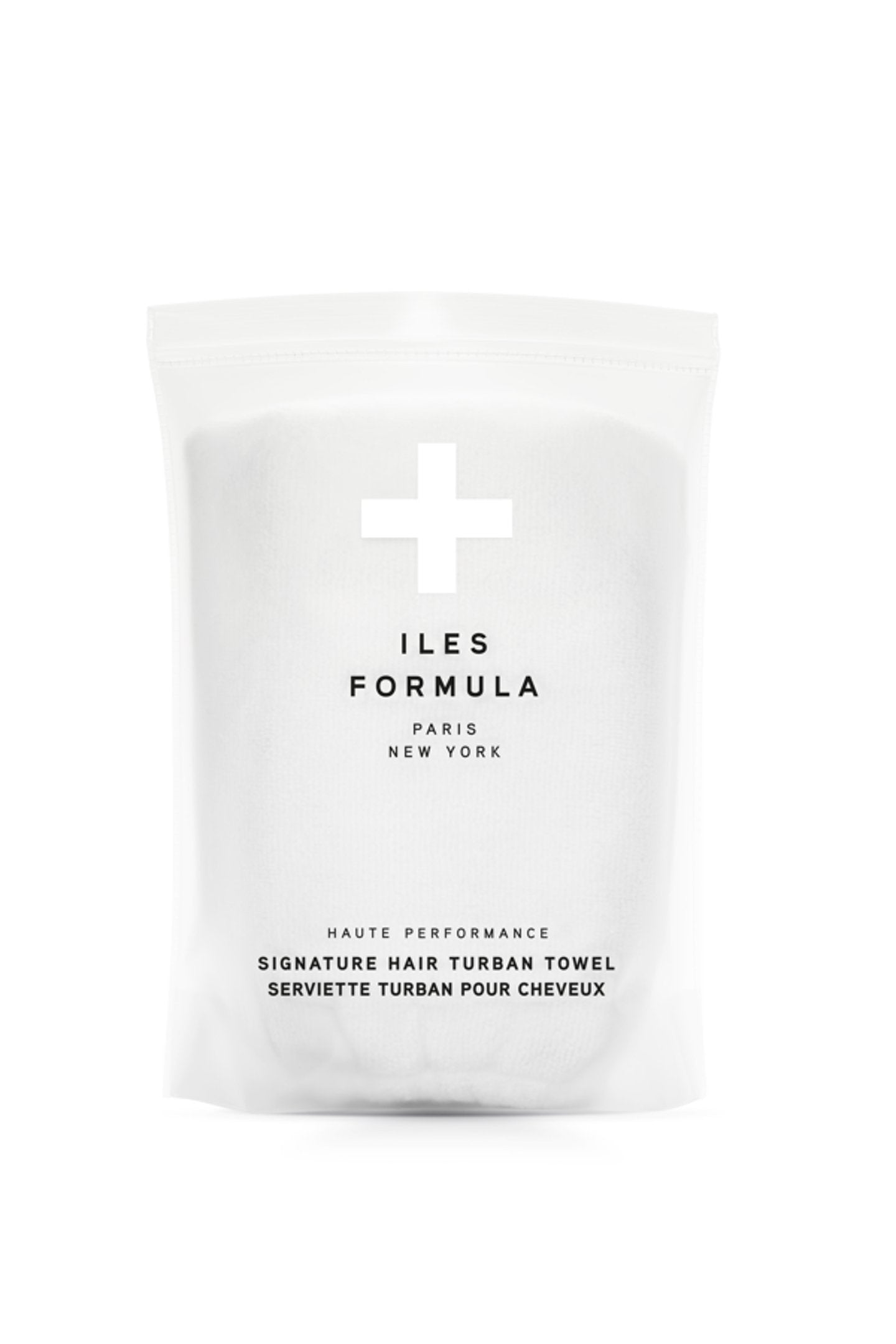 ILES FORMULA SIGNATURE HAIR TURBAN TOWEL WHITE Beauty ILES FORMULA 