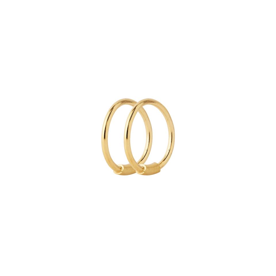 BASIC HOOP 8MM GOLD ACCESSORIES KURE 